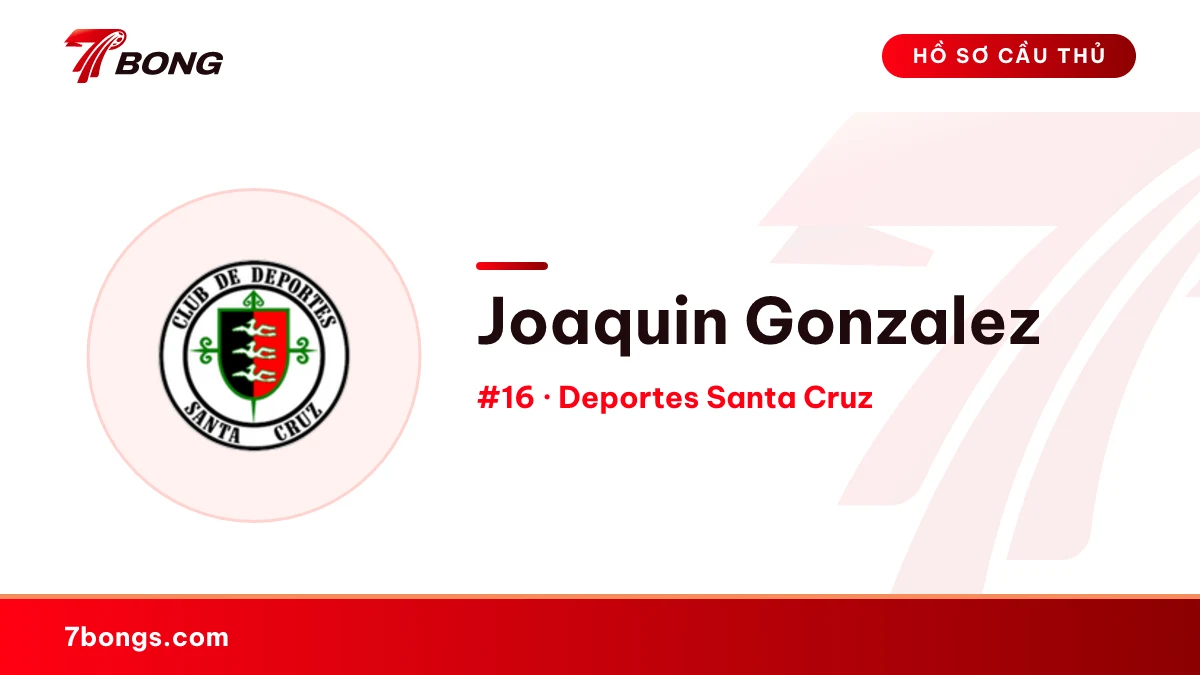 Joaquin Gonzalez — Deportes Santa Cruz