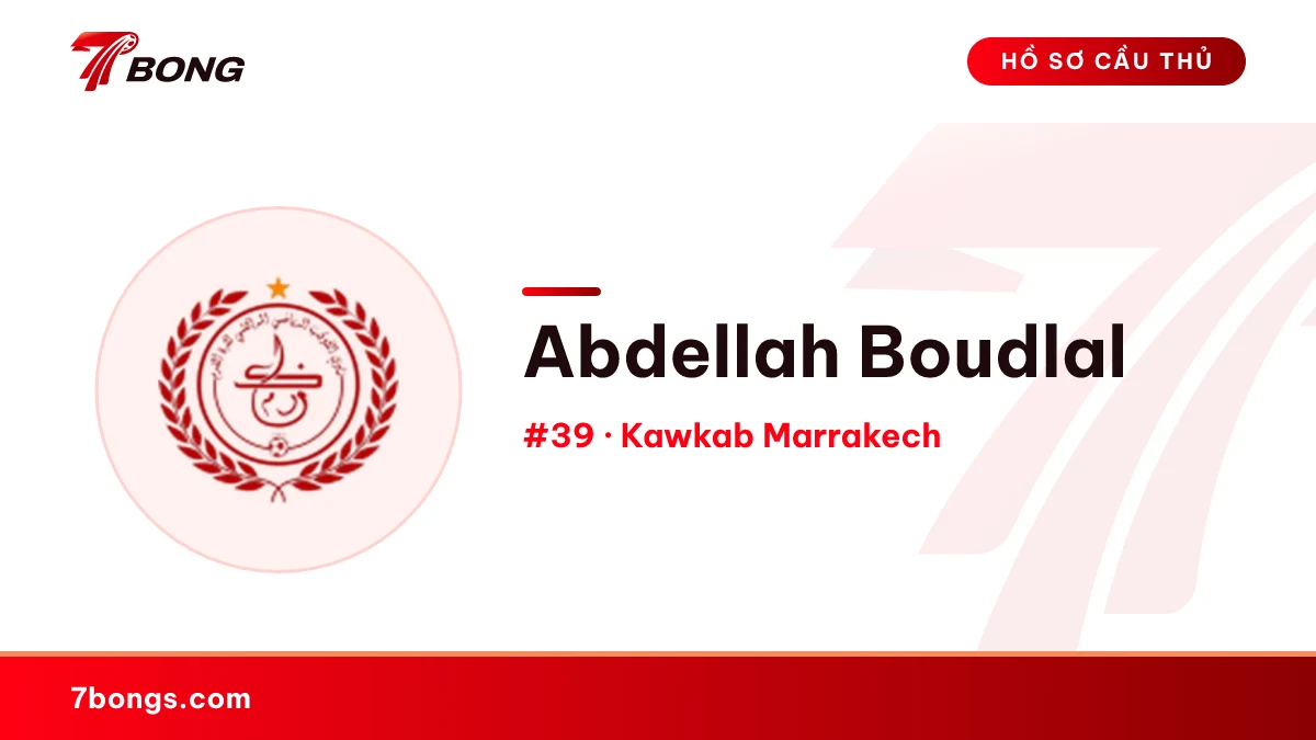 Abdellah Boudlal — Kawkab Marrakech