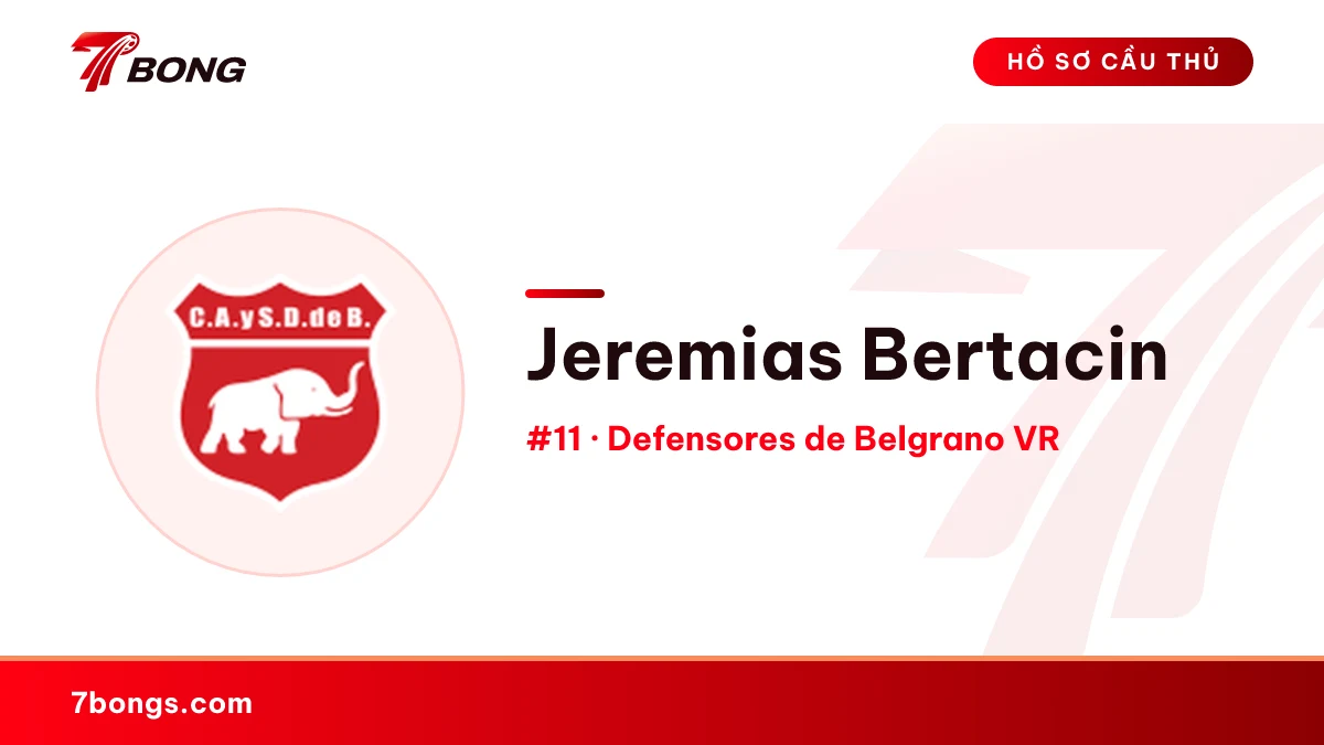 Jeremias Bertacin — Defensores de Belgrano VR