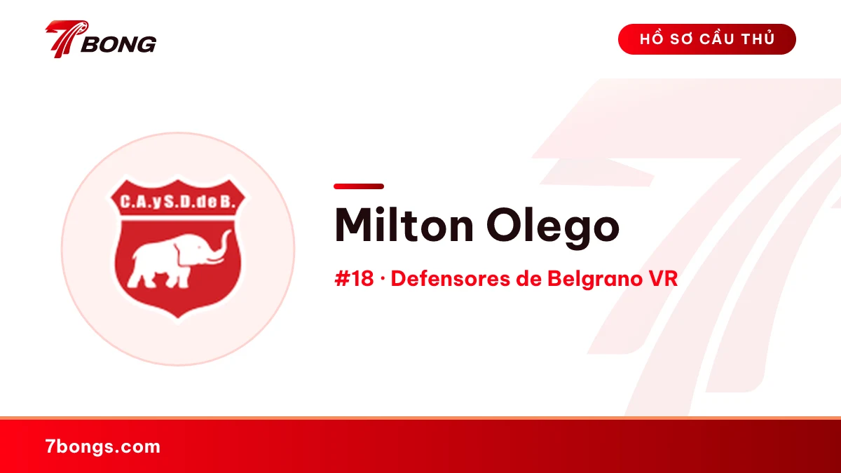 Milton Olego — Defensores de Belgrano VR