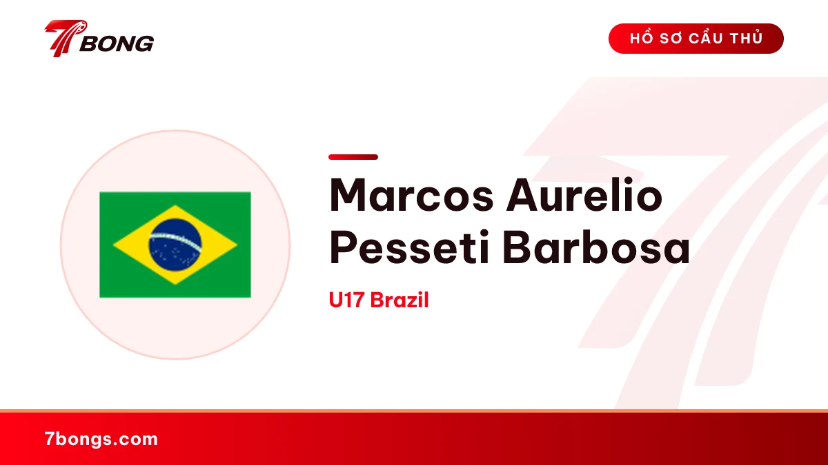 Marcos Aurelio Pesseti Barbosa — U17 Brazil
