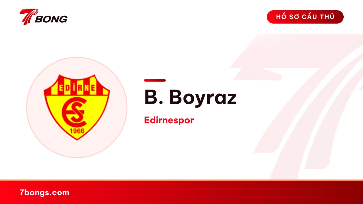B. Boyraz — Edirnespor