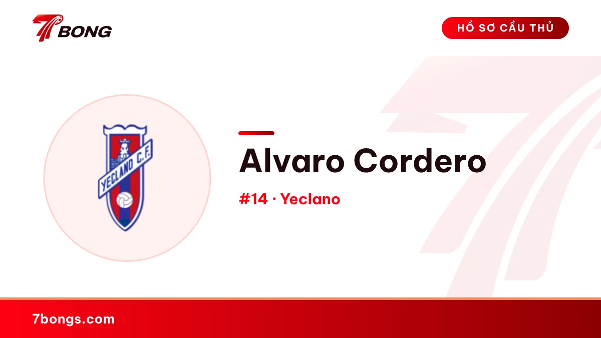 Alvaro Cordero — Yeclano
