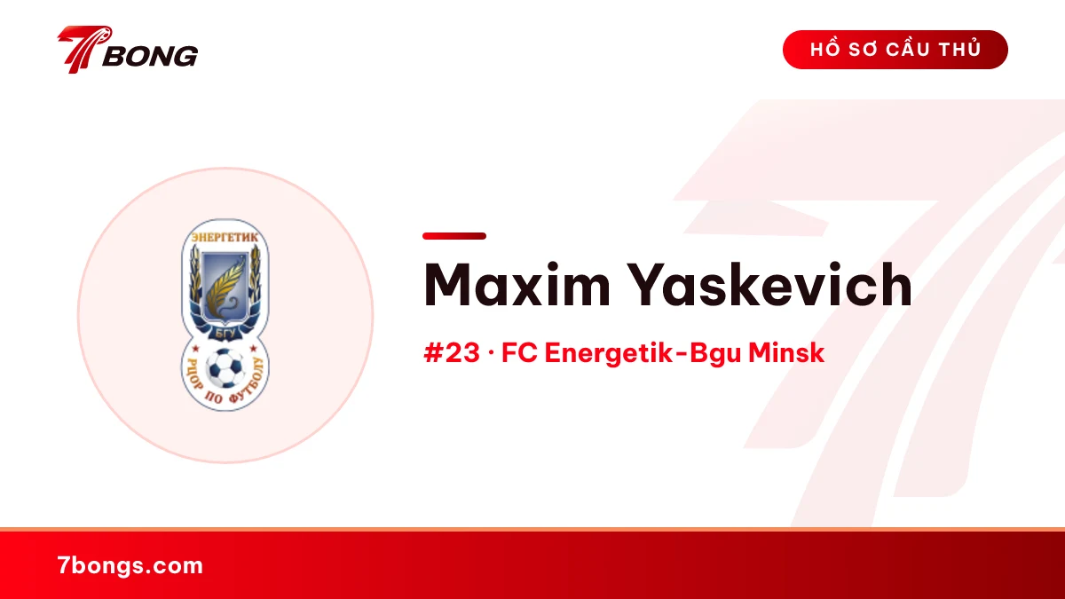 Maxim Yaskevich — FC Energetik-Bgu Minsk