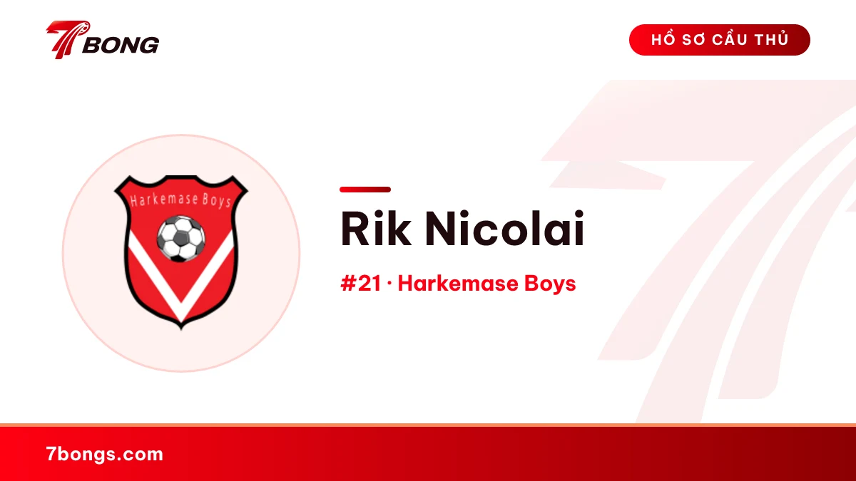 Rik Nicolai — Harkemase Boys