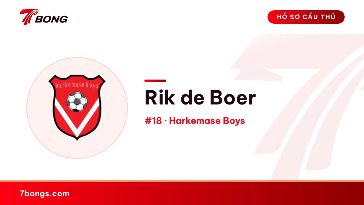 Rik de Boer — Harkemase Boys