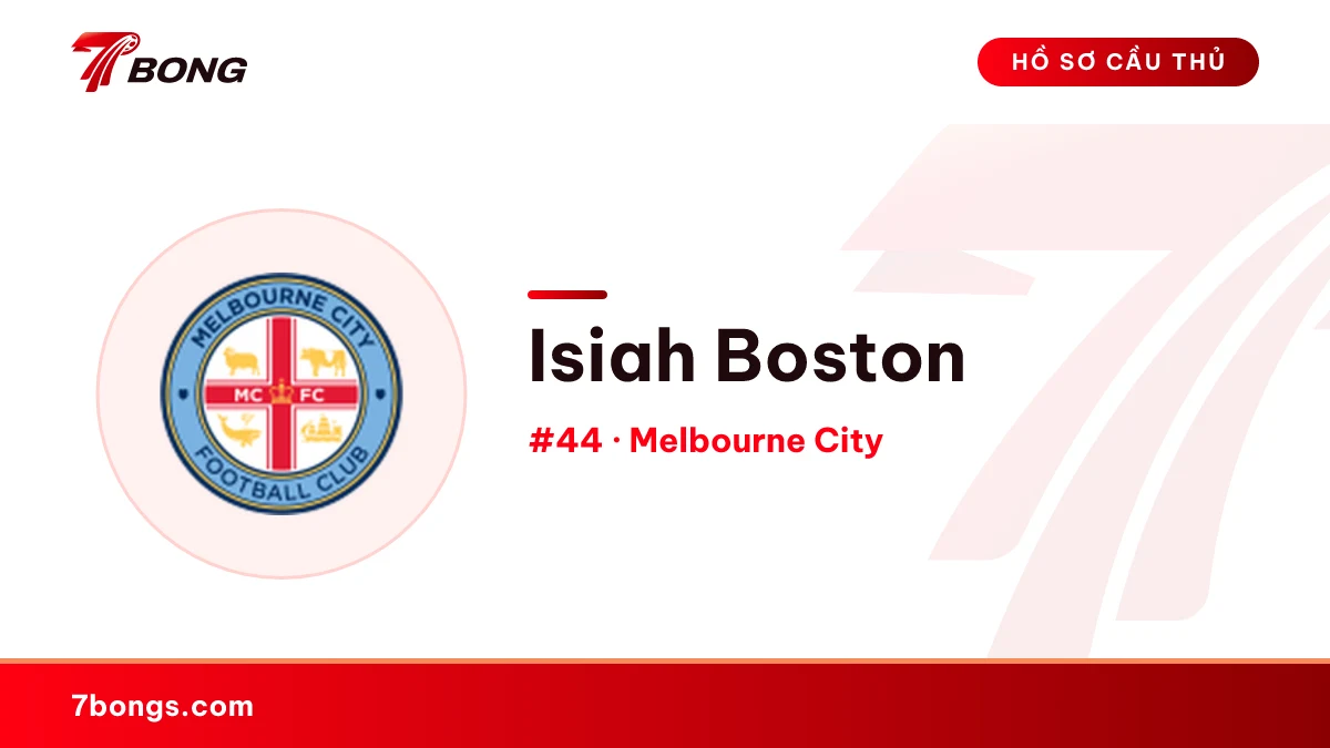 Isiah Boston — Melbourne City