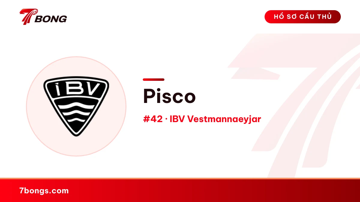 Pisco — IBV Vestmannaeyjar