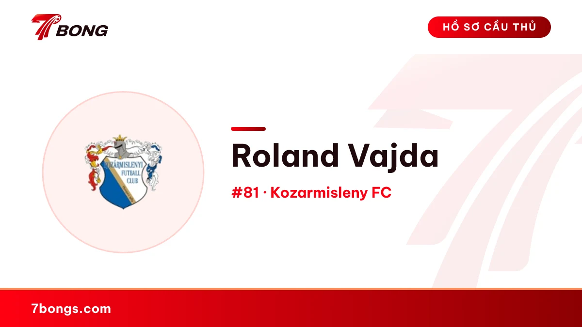 Roland Vajda — Kozarmisleny FC