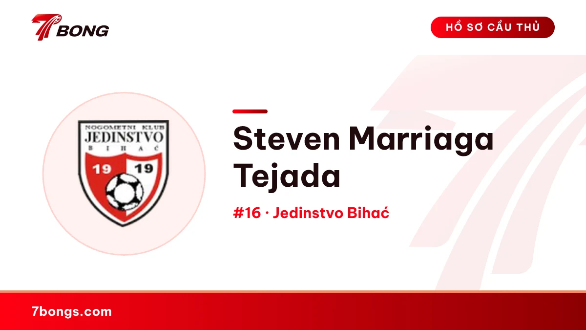Steven Marriaga Tejada — Jedinstvo Bihać