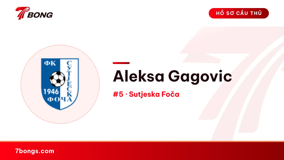 Aleksa Gagovic — Sutjeska Foča