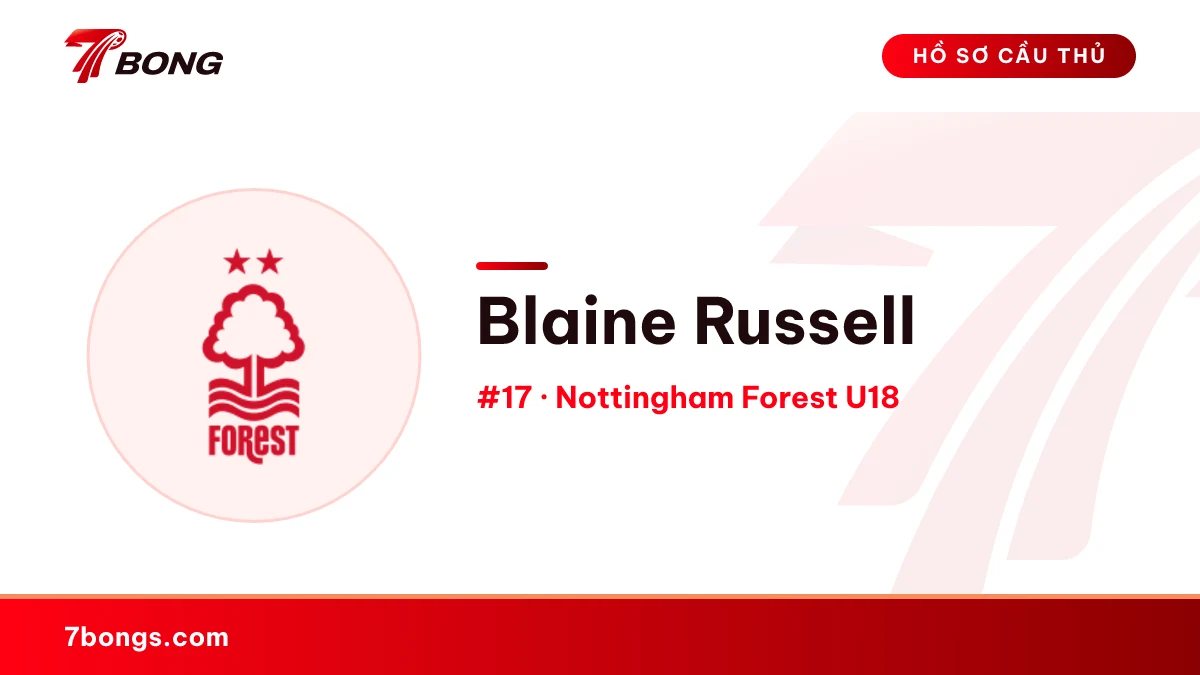 Blaine Russell — Nottingham Forest U18