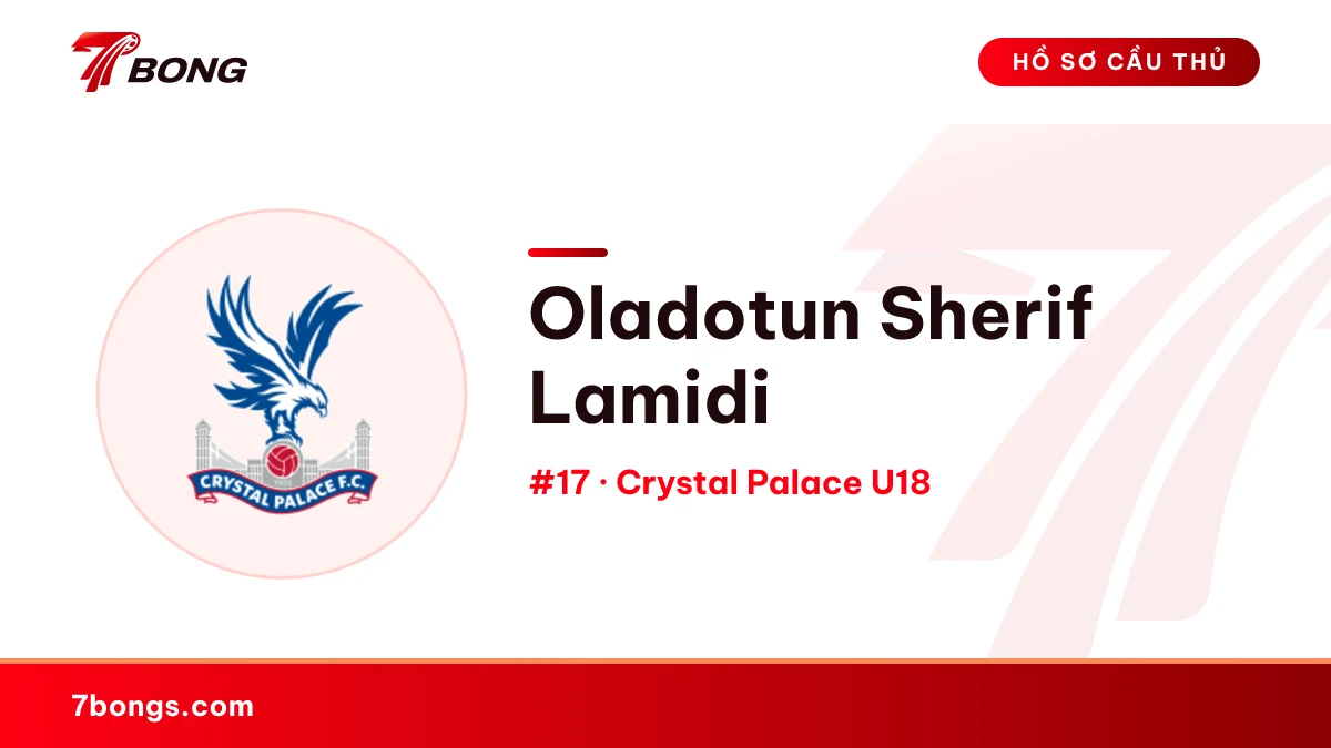 Oladotun Sherif Lamidi — Crystal Palace U18