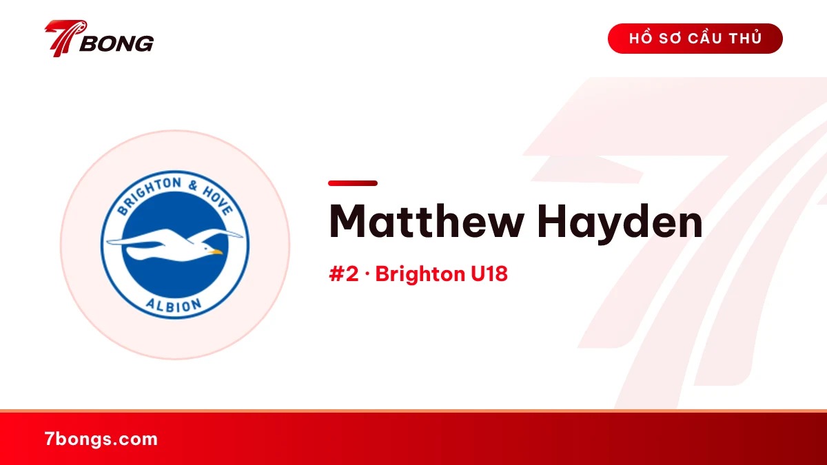 Matthew Hayden — Brighton U18