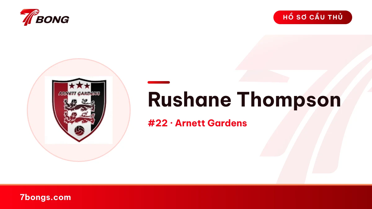 Rushane Thompson — Arnett Gardens