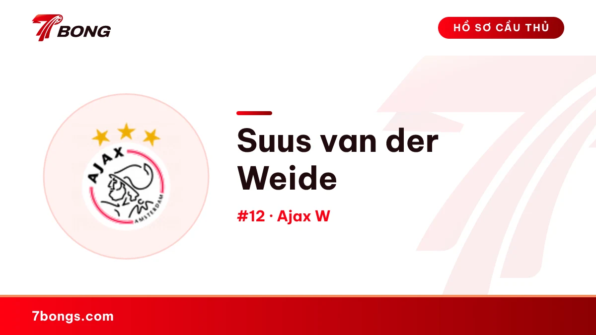 Suus van der Weide — Ajax W