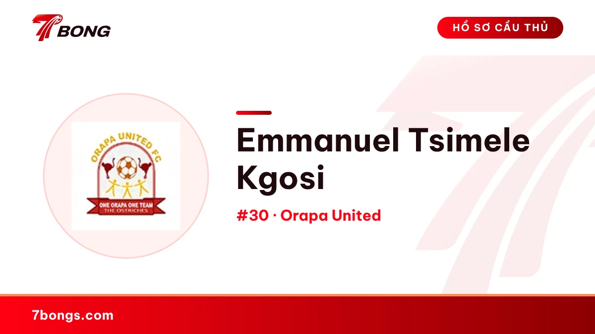 Emmanuel Tsimele Kgosi — Orapa United