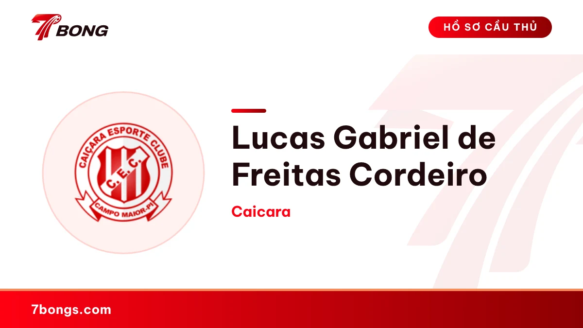 Lucas Gabriel de Freitas Cordeiro — Caicara