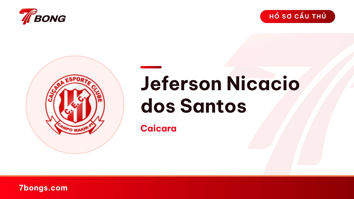 Jeferson Nicacio dos Santos — Caicara