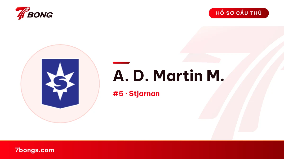A. D. Martin M. — Stjarnan