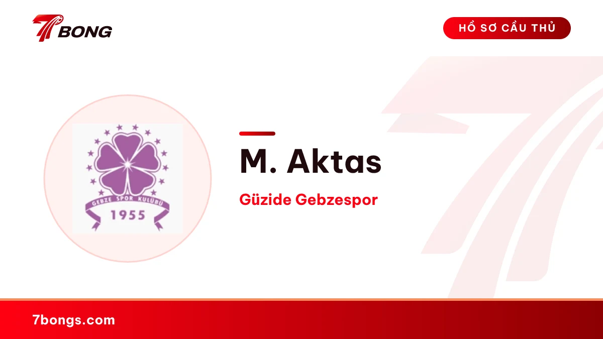 M. Aktas — Güzide Gebzespor