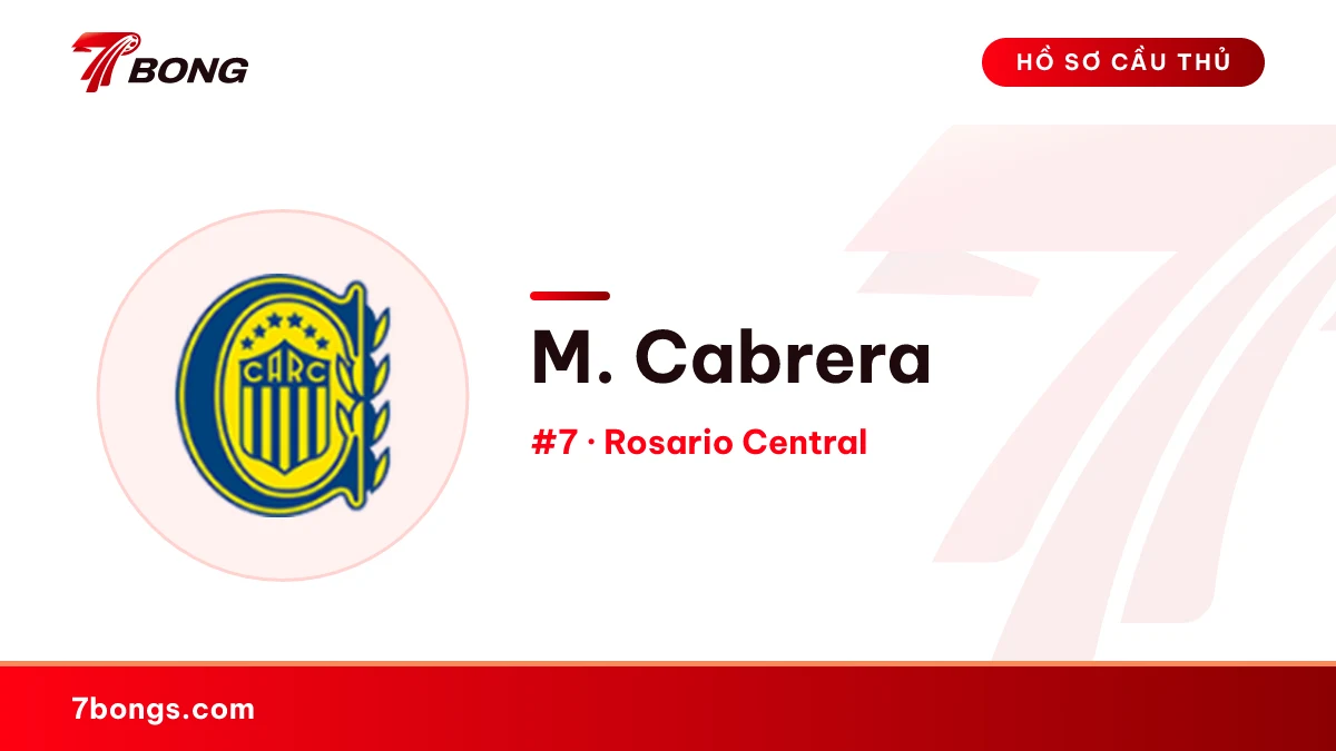 M. Cabrera — Rosario Central