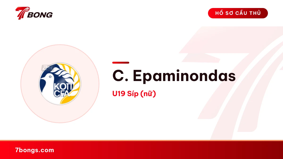C. Epaminondas — U19 Síp (nữ)