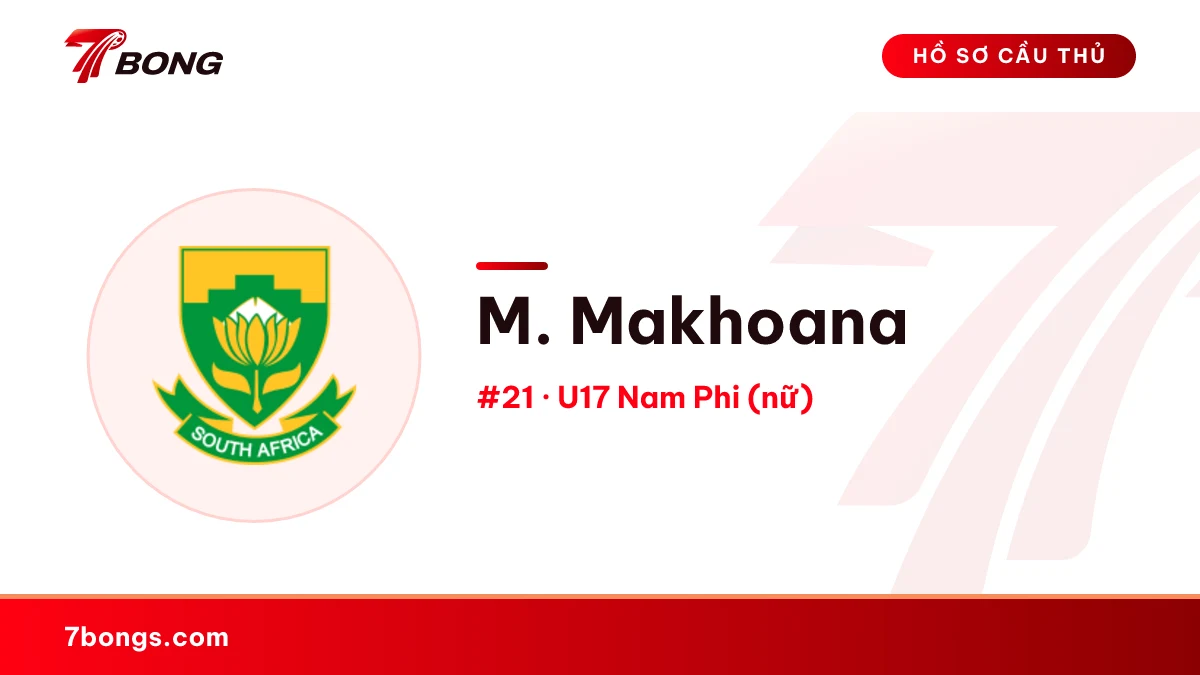 M. Makhoana — U17 Nam Phi (nữ)