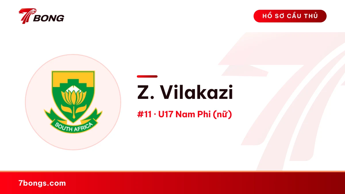 Z. Vilakazi — U17 Nam Phi (nữ)