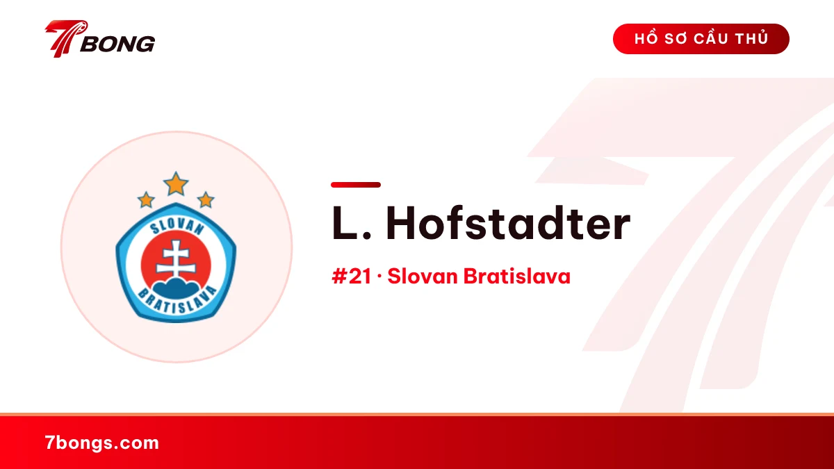 L. Hofstadter — Slovan Bratislava