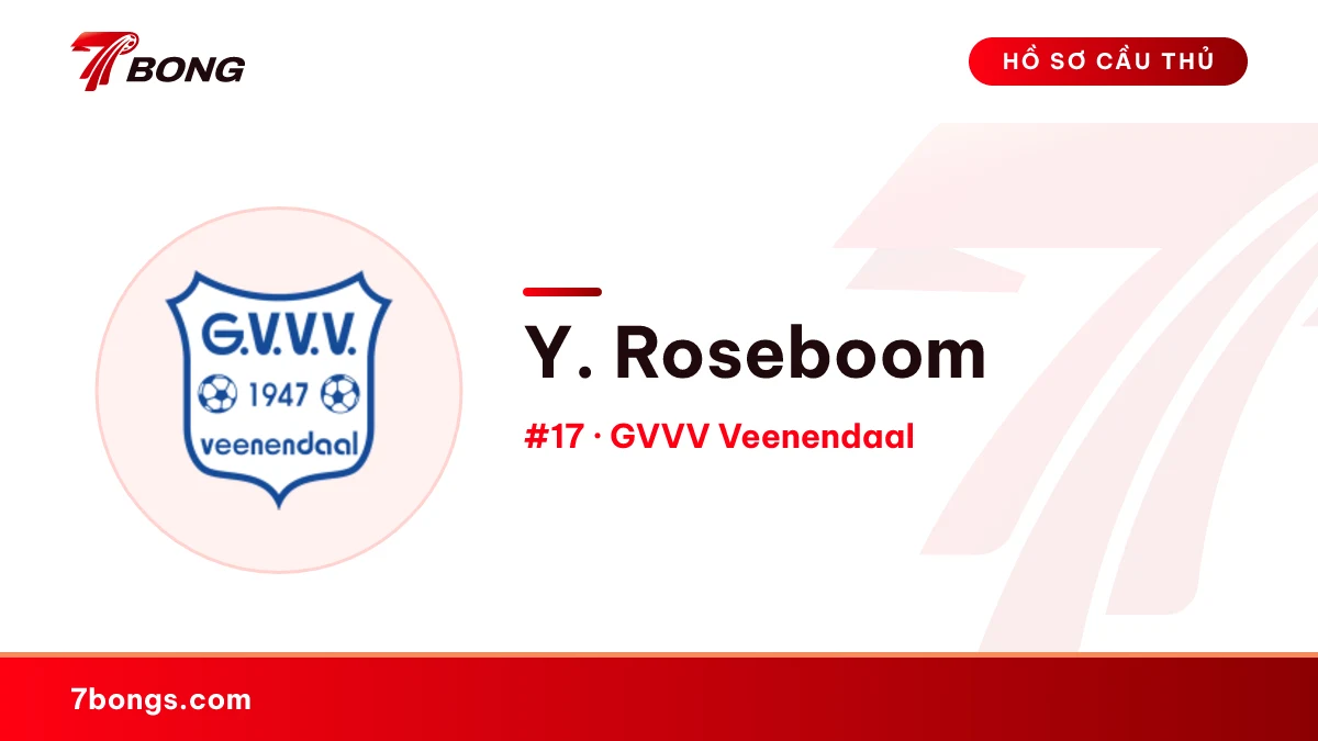 Y. Roseboom — GVVV Veenendaal