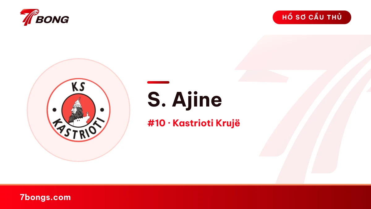 S. Ajine — Kastrioti Krujë