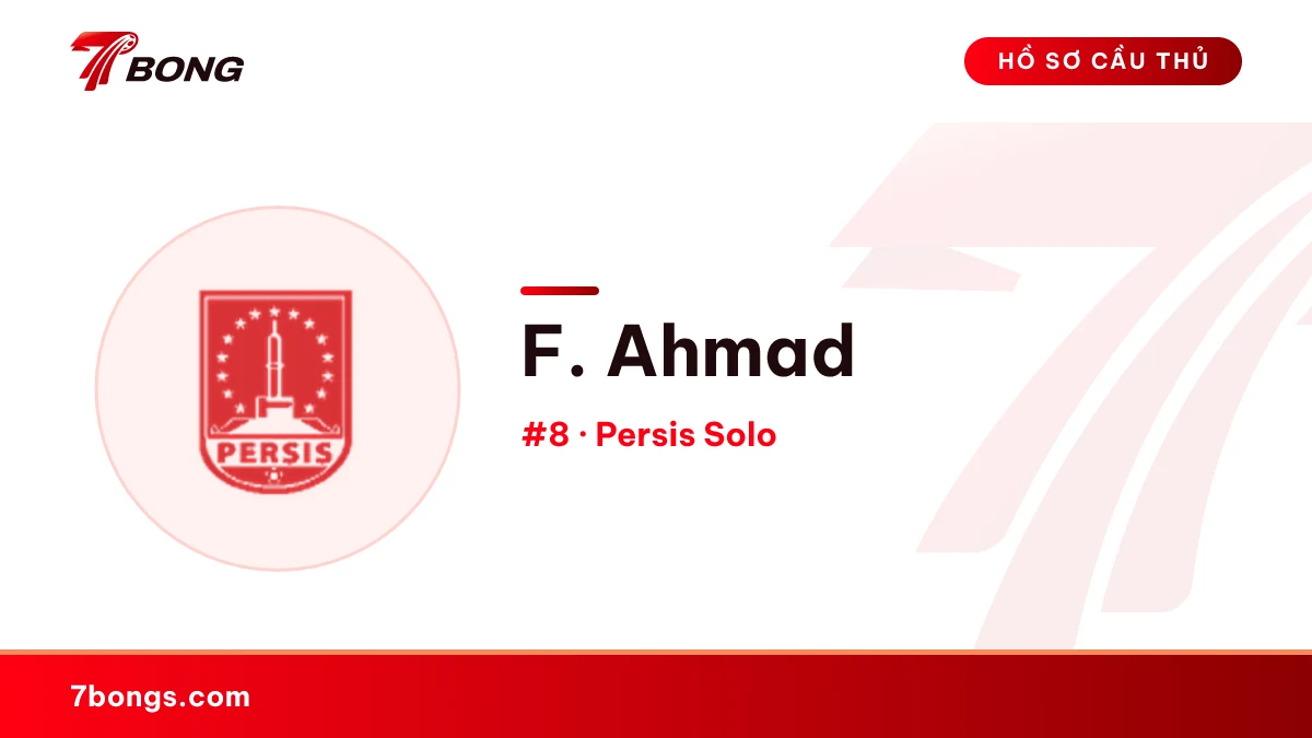 F. Ahmad — Persis Solo