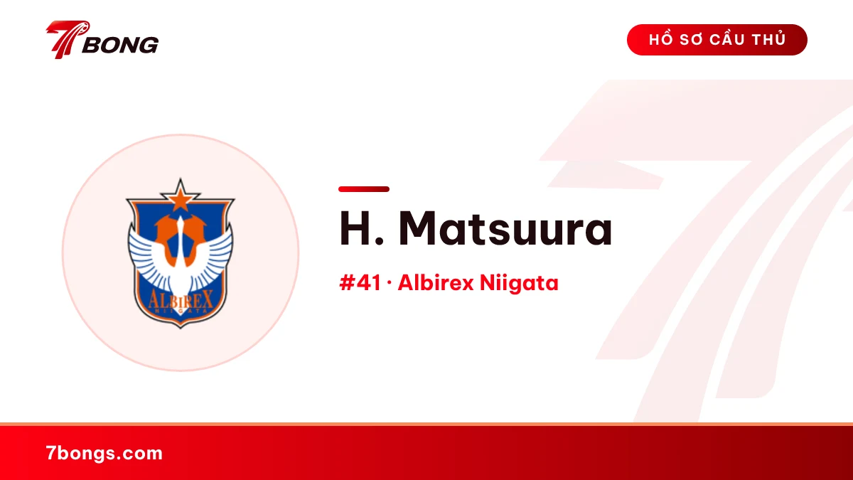H. Matsuura — Albirex Niigata