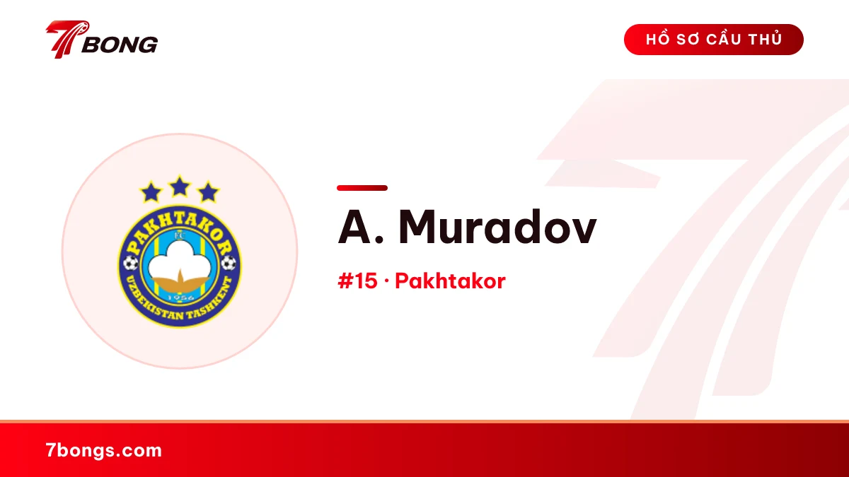 A. Muradov — Pakhtakor