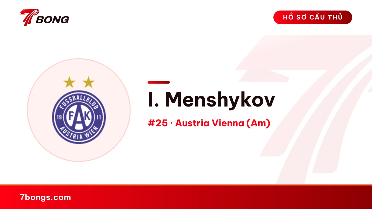 I. Menshykov — Austria Vienna (Am)