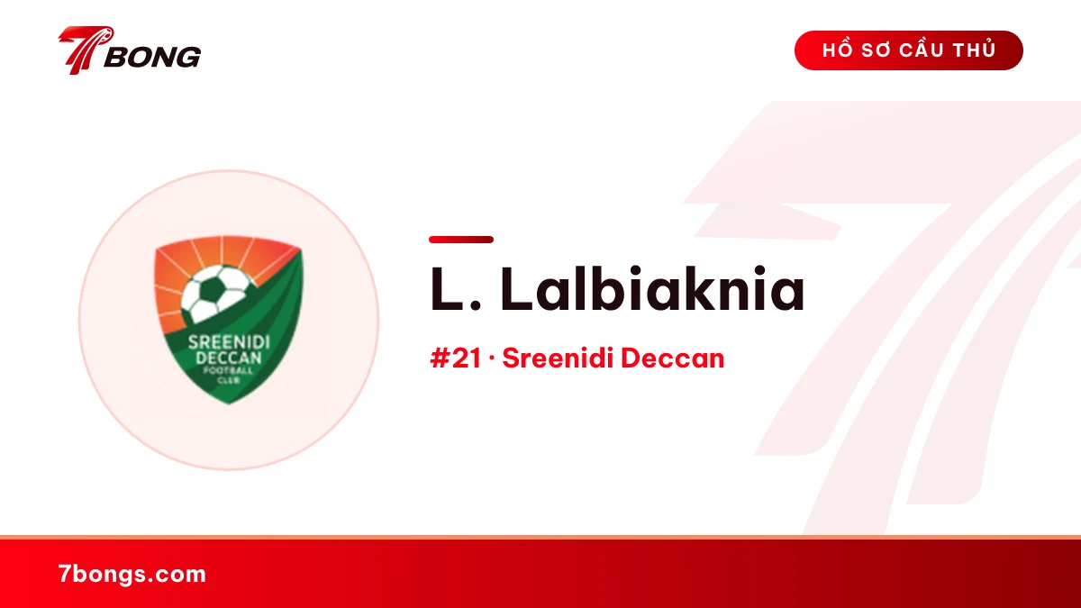 L. Lalbiaknia — Sreenidi Deccan