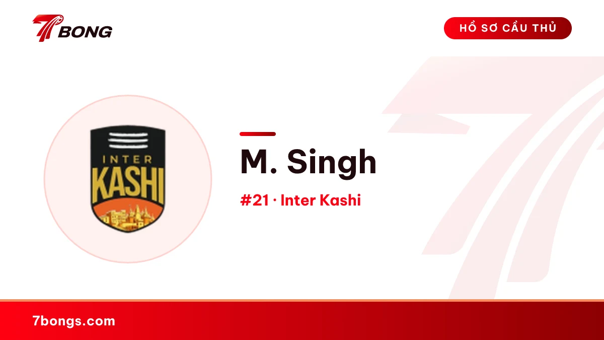M. Singh — Inter Kashi