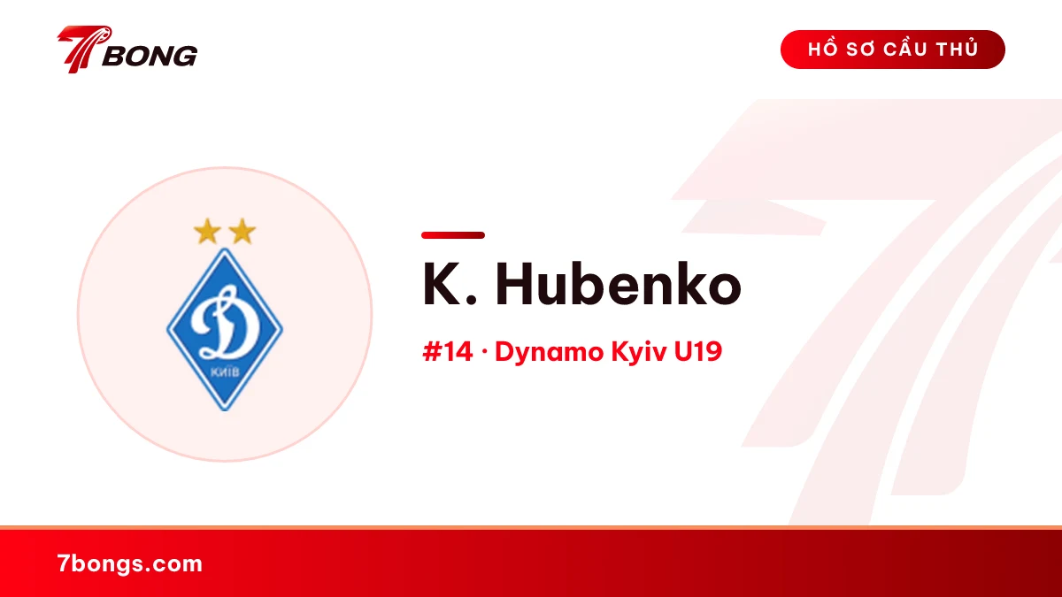 K. Hubenko — Dynamo Kyiv U19