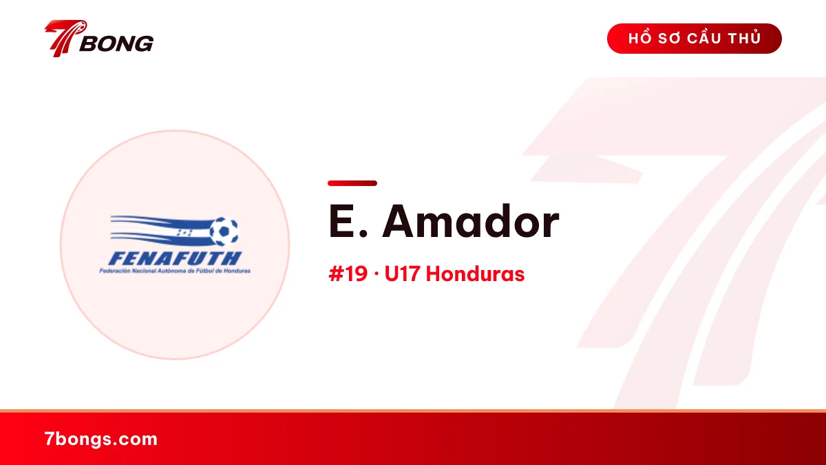 E. Amador — U17 Honduras