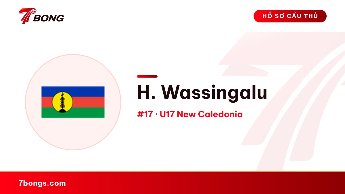 H. Wassingalu — U17 New Caledonia