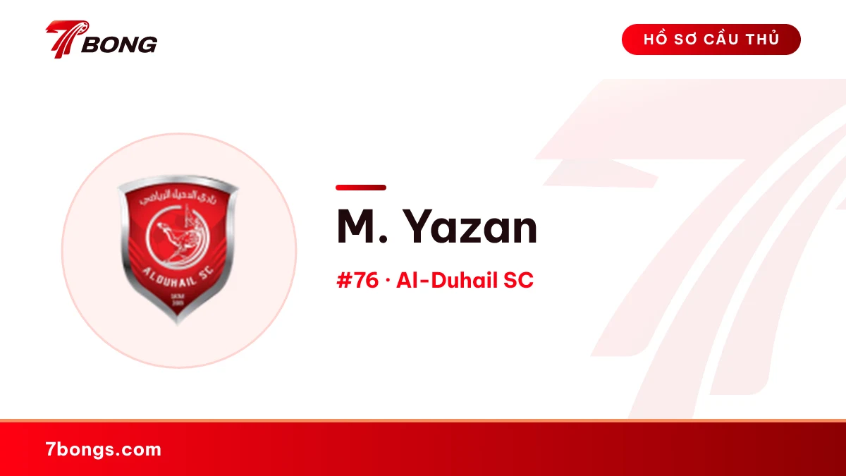 M. Yazan — Al-Duhail SC