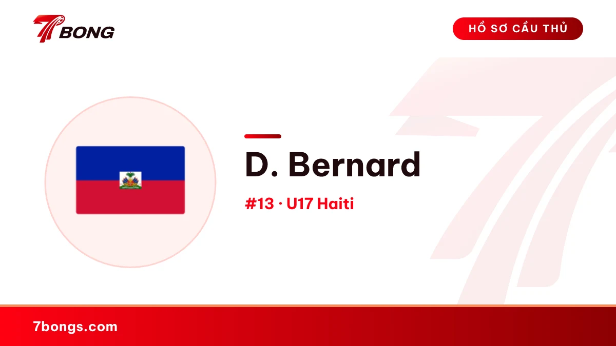 D. Bernard — U17 Haiti