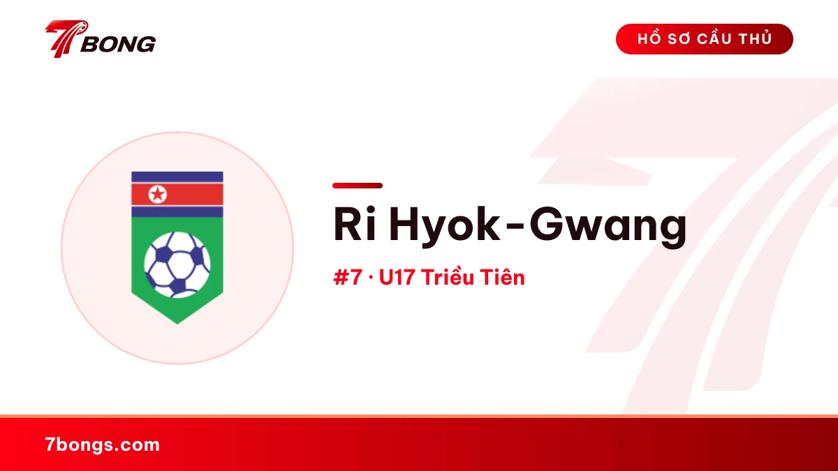 Ri Hyok-Gwang — U17 Triều Tiên