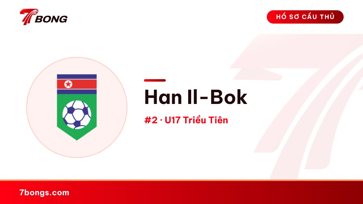 Han Il-Bok — U17 Triều Tiên