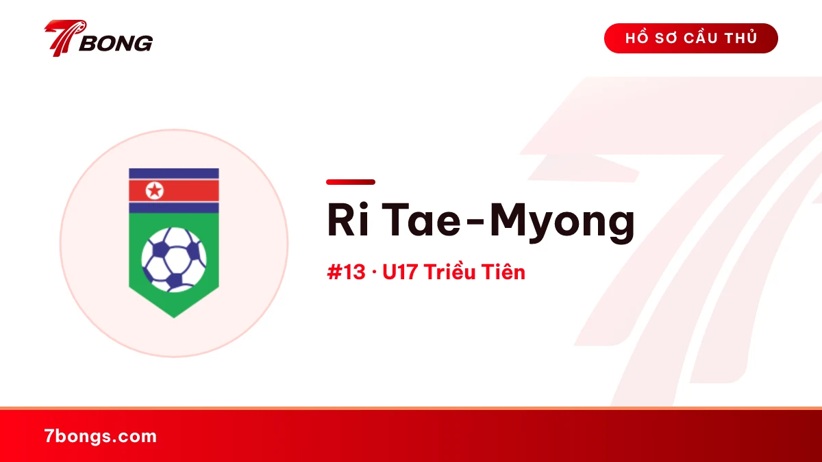 Ri Tae-Myong — U17 Triều Tiên