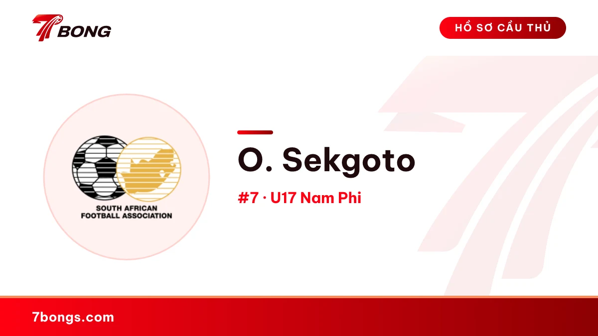 O. Sekgoto — U17 Nam Phi