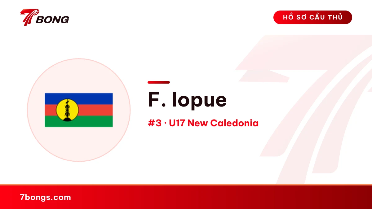 F. Iopue — U17 New Caledonia