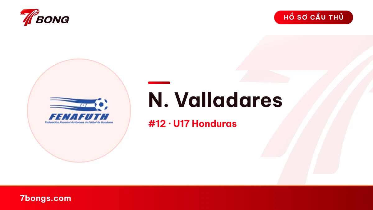 N. Valladares — U17 Honduras