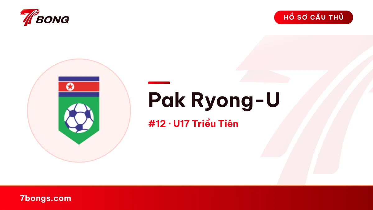 Pak Ryong-U — U17 Triều Tiên